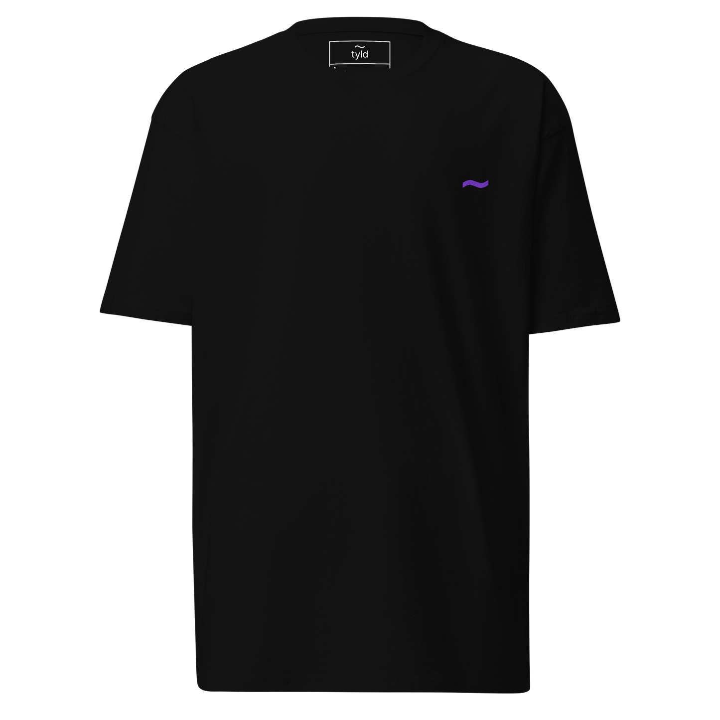 Black Tee - Purple Logo