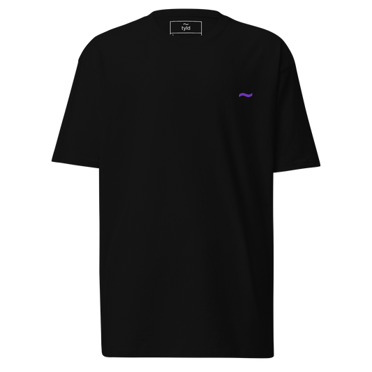 Black Tee - Purple Logo