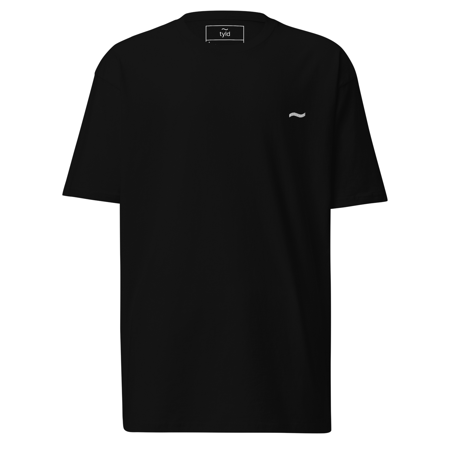 Black Tee - White Logo