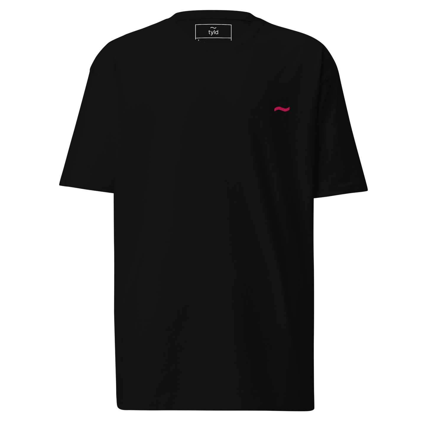 Black Tee - Pink Logo