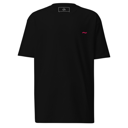Black Tee - Pink Logo