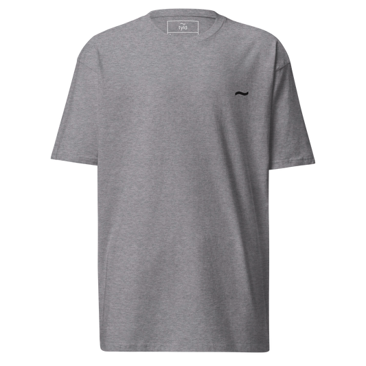 Ash Grey Tee - Black Logo