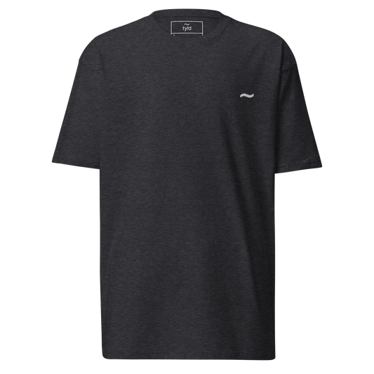 Charcoal Tee - White Logo