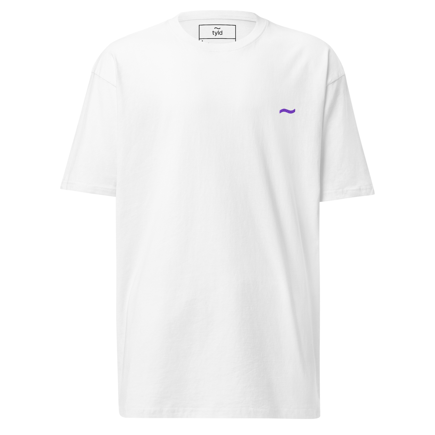 White Tee - Purple Logo