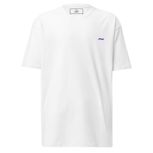White Tee - Purple Logo