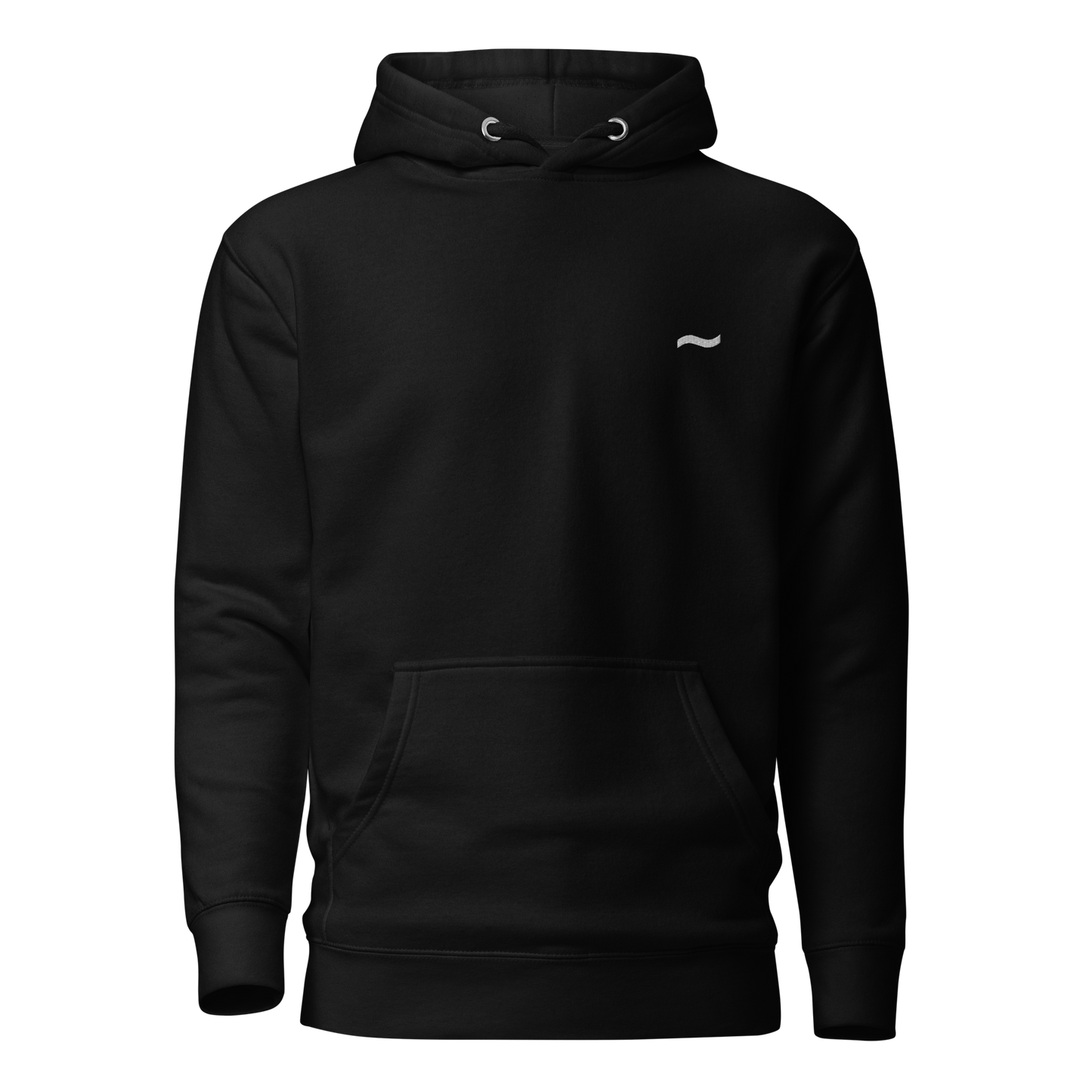 Black Hoodie - White Logo
