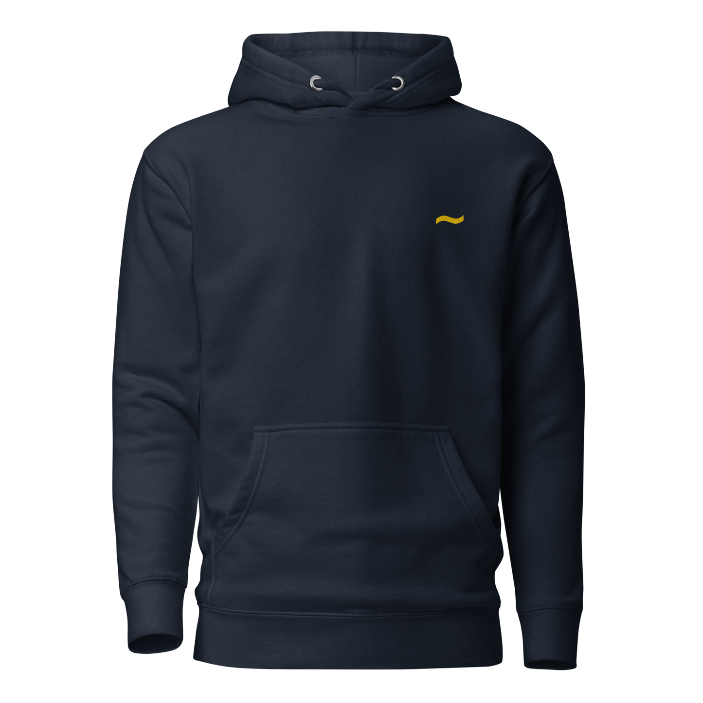 Navy Hoodie - Gold Logo