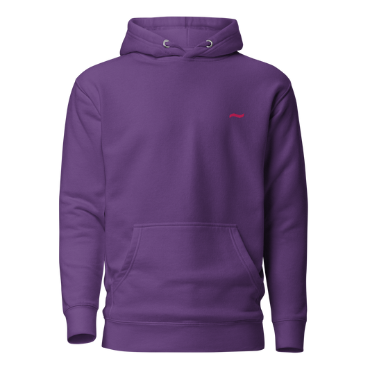 Purple Hoodie - Pink Logo