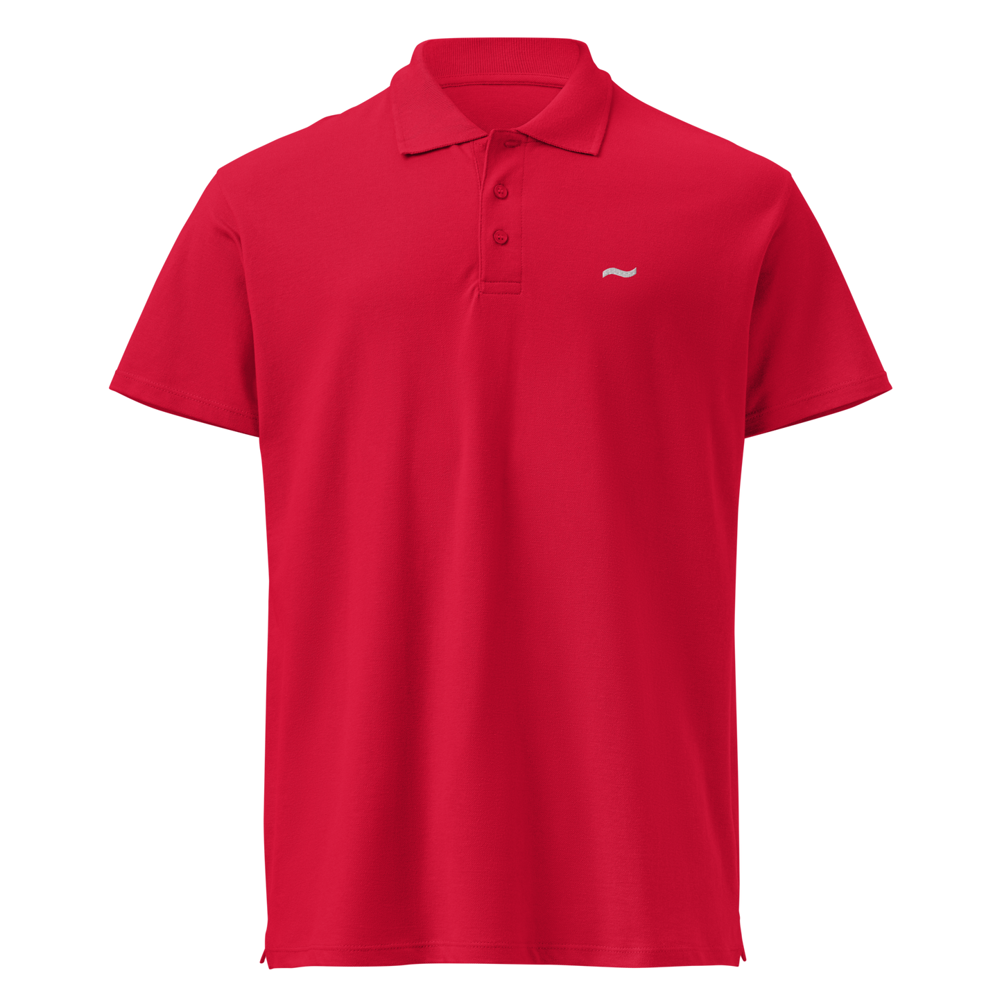 Red Polo - White Logo