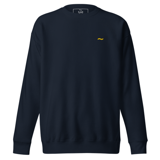 Navy Sweatshirt - Gold Logo