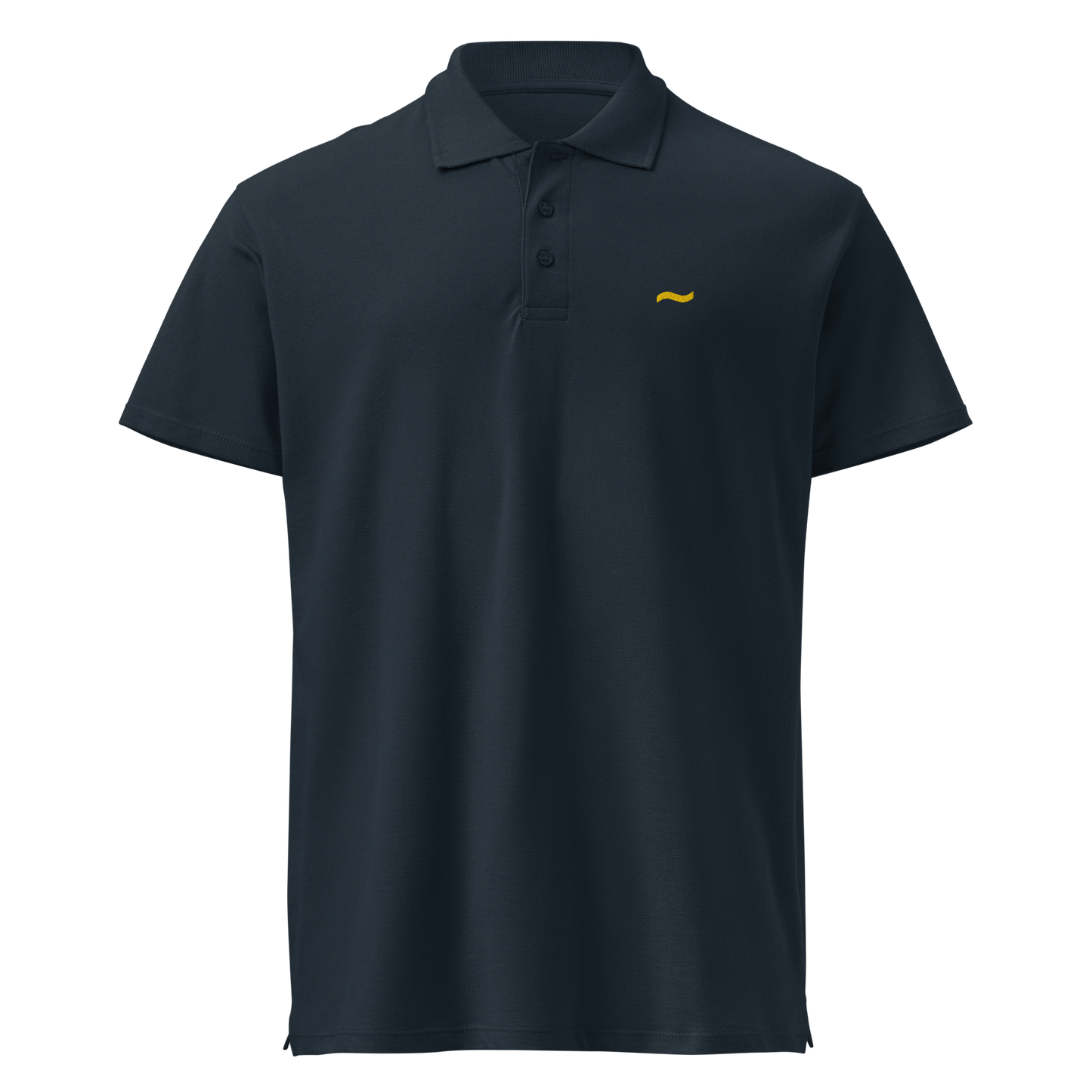 Navy Polo - Gold Logo